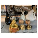 Winnie the Pooh candle holder, ceramic dove