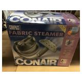 Conair compact fabric steamer in box.