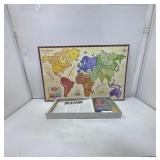 Vintage Parker brothers Risk World conquest table