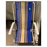 Folding low chair