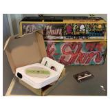 Dual deck cassette player radio boom box and