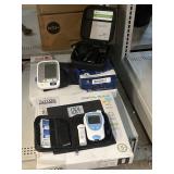 CoaguChek, BP monitor, massage gun & scales