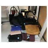 Fashion purses and tote bags.