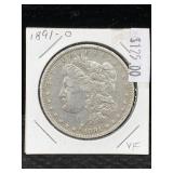 1891 O Silver Morgan Dollar