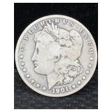 1901 S Silver Morgan Dollar