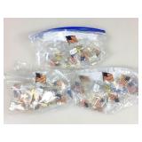 60 USA Flag Pins