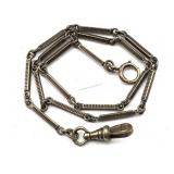 1/20 -12k Gold-filled Pocket Watch Chain, Tw 8.4g