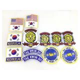 Martial Arts patches, assorted