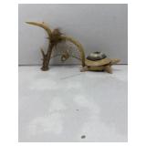 Native American style antler dream catcher &