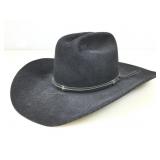 Renegade Black Wool Felt Western Hat, Sz 7