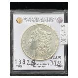 1882-s Signature Series Silver Morgan Dollar