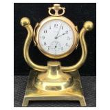 Vtg Illinois Springfield Gold-filled Pocket Watch,