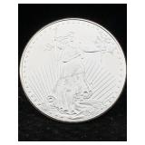1 Ozt .999 Silver Bullion Round