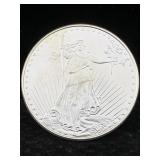 1 Ozt .999 Silver Bullion Round