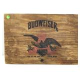 Budweiser Wood Crate Top w/ Bottle Cap