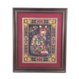 ï¿½The Tapestry Catï¿½ Made From Diamond Dot Art.