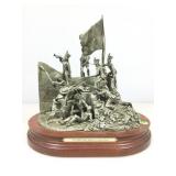 Shepard Paine ï¿½To The Last Manï¿½ Pewter Sculpture