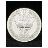 Sterling 100 Centenial Montana Token, Tw 23.7g