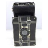 Vtg Jiffy Kodak Six-20 Art Deco Folding Camera