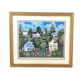 Jane Wooster Scott Signed LE Lithograph On Paper