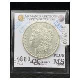 1880 Carson City Signature Series Silver Morgan