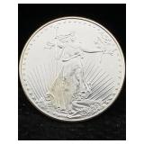 1 Ozt .999 Silver Bullion Round