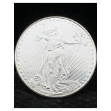 1 Ozt .999 Silver Bullion Round