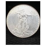 1 Ozt .999 Silver Bullion Round