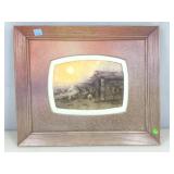 Roy Purcell Signed LE Colored Etching. ï¿½End Of