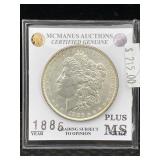1886 Signature Series Silver Morgan Dollar