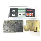 Belt buckles, Union Central Pacific Railroad