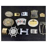 Collecttion Of Belt Buckles, See Photos