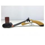 Vtg toy cap gun pistol, Civil War replica, Zippo