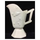Vtg Hull pottery, ceramic butterfly pitcher