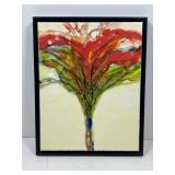 Claudeth McDermatt Signed Encaustic Painting On