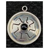 Sterling Silver Custom Pendant, Tw 6.1g, Sz 1in