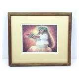 Signed Angela Kanas Fine Art Print On Paper.