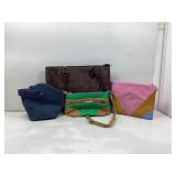 Fashion handbags purses, assorted