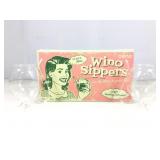 Vtg Wino Sippers, set of 2 in original box