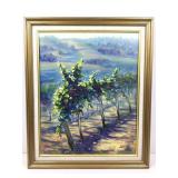 Elena Morris Double-Signed Original Painting On