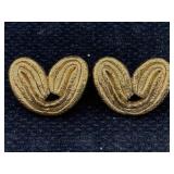 Vtg Isabel Canovas Clip On Earrings, Sz 1ï¿½in