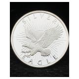 1 Ozt .999 Silver Bullion Round