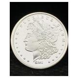 1 Ozt .999 Silver Bullion Round