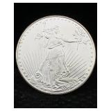 1 Ozt .999 Silver Bullion Round