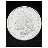 1 Ozt .999 Silver Bullion Round
