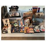 VHS tapes, Art books and more.