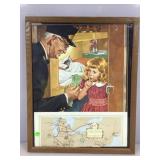 Chesapeake and Ohio Railway Framed Calendar Print