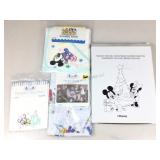 NIB Disney Babies Diaper Stacker, Towel & Burp