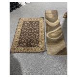 Runner Rug Low Shag 94 in long and Area Rug 45x68
