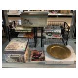 Metal Organizer Racks, Box Organizers, Books, and
